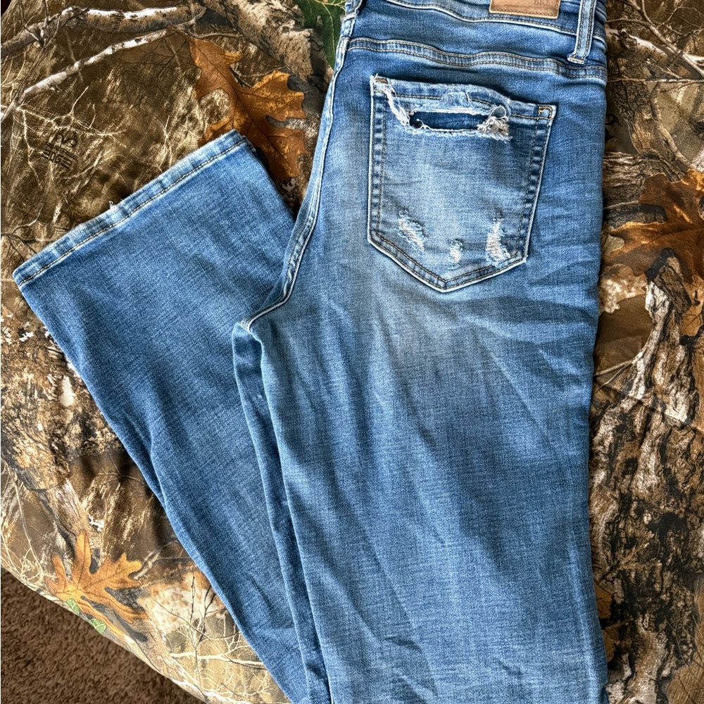 BKE Medium Blue Boot Cut Jeans